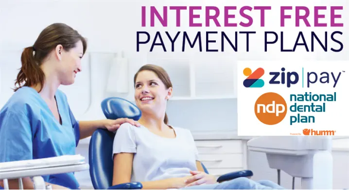 Zip Pay & Humm National Dental Plan Interest Free Payment Plans Maylands | Stepney | Norwood | Beulah Park | Kensington | Trinity Gardens | Payneham South | Evandale | Kent Town | Hackney | College Park | St. Peters | St. Morris | Magill | Adelaide | Eastern Suburbs of Adelaide | East Adelaide